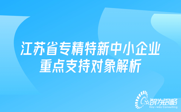 江蘇省專精特新中小企業(yè)重點支持對象解析.jpg