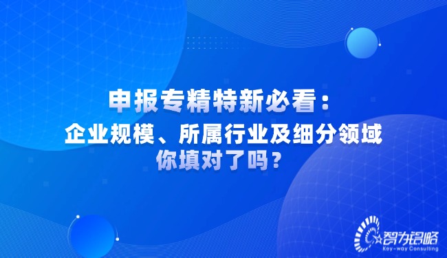 申報專精特新必看：企業(yè)規(guī)模、所屬行業(yè)及細分領域你填對了嗎？.jpg